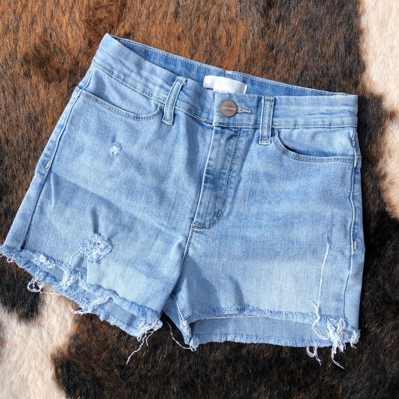 Urban Outfitters Pants - Urban Outfitters High Waisted Distressed Shorts 25